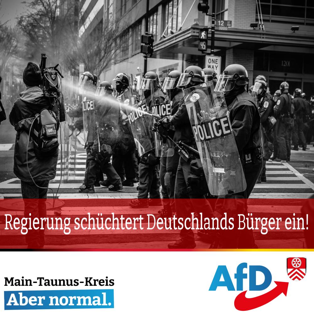 Regierung schüchtert Deutschlands Bürger ein!