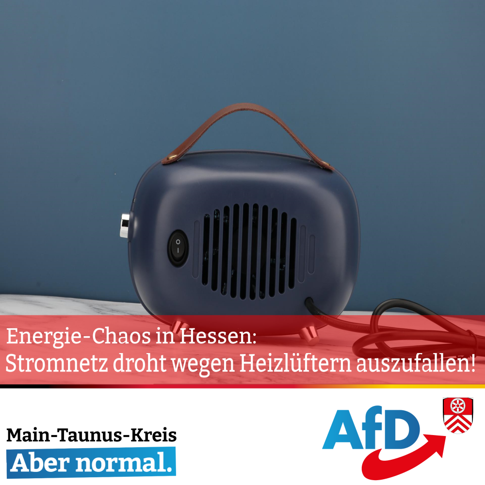++ Energie-Chaos in Hessen: Stromnetz droht wegen Heizlüftern auszufallen! ++