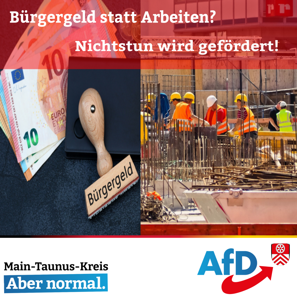 Ab 2023 heißt es: Lieber Bürgergeld statt Arbeit!
