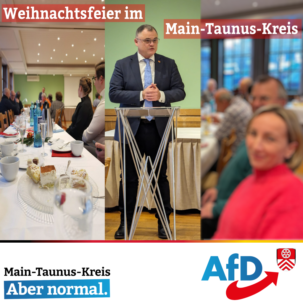 Weihnachtsfeier im Main-Taunus-Kreis