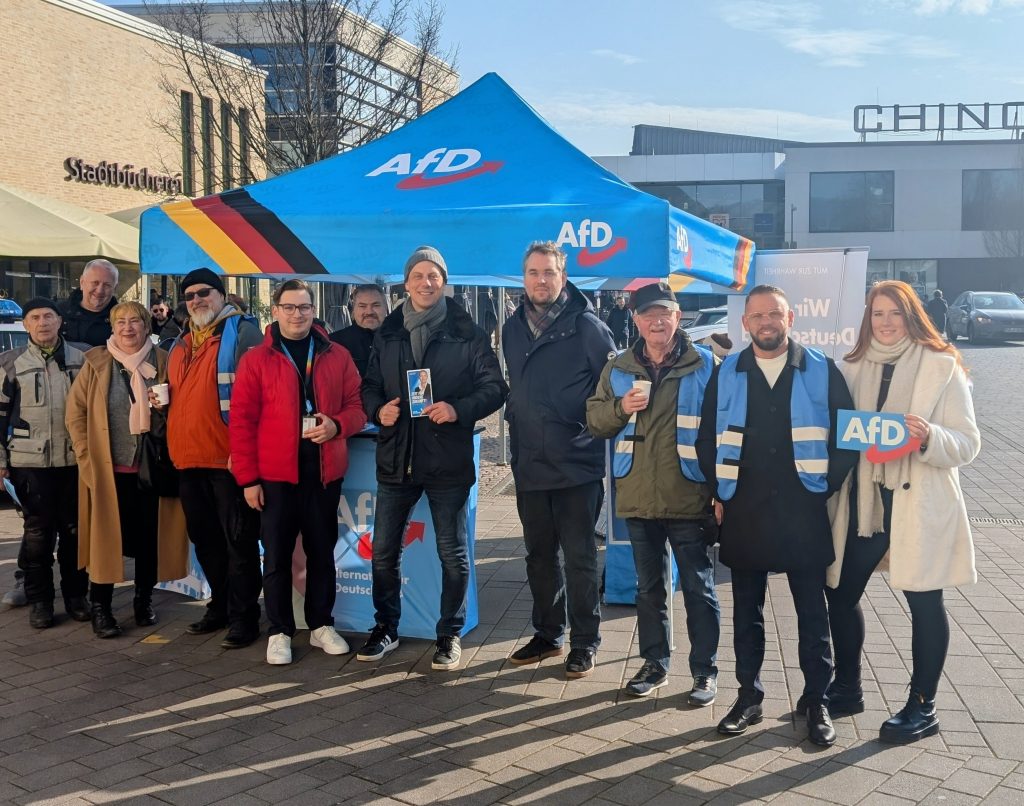 Infostand am 8. Februar in Hofheim